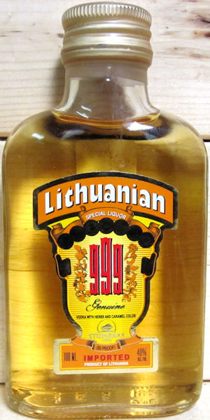 Lithuanian Amber Caramel Vodka 21% 100 cl